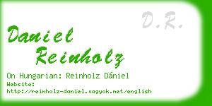 daniel reinholz business card